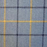 Luxury Fabric Mattress Cover L tartan blue