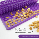 Collory Baking Mat Hemisphere 1 cm purple + Scraper yellow