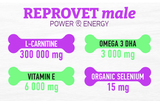 Dr.VET Excellence REPROVET Male Power &amp; Energy semen quality 500 g 500 tablets