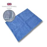 DRYBED Economy Vet Bed Bordered blue 100 x 75 cm