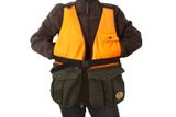 Firedog Hunting vest M canvas khaki/orange