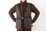 Firedog Waxed cotton Dummy vest Hunter S brown