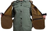 Firedog Waxed cotton Hunter Air Vest XL light khaki