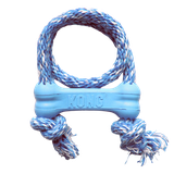 KONG® Puppy Goodie Bone with rope XS blue