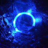 LED Light dog collar LEUCHTIE Easy Charge USB blue 37,5 cm