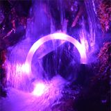 LED Light dog collar LEUCHTIE Mini lavender transparent tube (extra bright) 30 cm