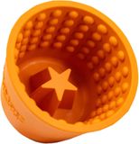 LickiMat®Yoggie Pot™ 9,5 x 9 cm orange