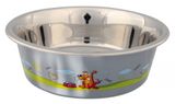 Trixie Stainless Steel Bowl with Plastic Coating 1,6 l /21 cm