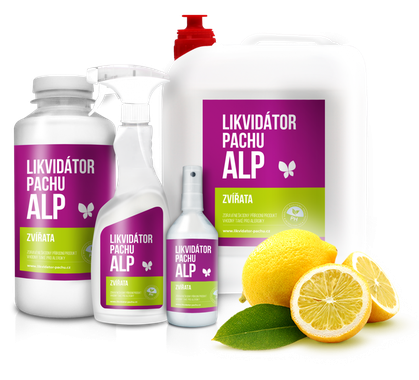 ALP Odour Liquidator for animal smells 215 ml lemon