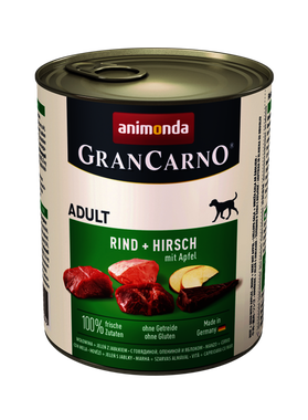 Animonda GranCarno Original Adult Beef + Venison with Apple 800 g