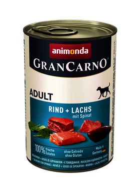 Animonda GranCarno Original Adult Beef + Salmon with Spinach 400 g