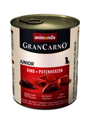 Animonda GranCarno Original Junior Beef + Turkey hearts 800 g
