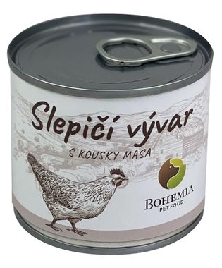 BOHEMIA Chicken broth for pets 140 ml