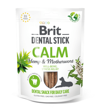 Brit Dental Stick Calm with Hemp & Motherwort 7 pcs