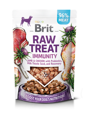 Brit RAW TREAT Immunity Freeze-dried treat and topper Lamb&Chicken 40 g