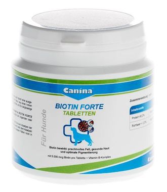 Canina Biotin Forte tablets 100 g