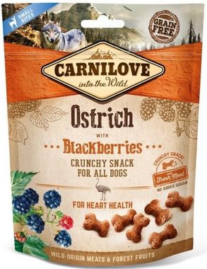 Carnilove Dog Crunchy Snack Ostrich with Blackberries 200 g