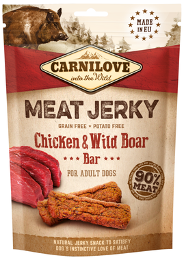 Carnilove Jerky Chicken & Wild Boar Bar 100 g