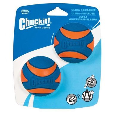 Chuckit! Ultra Squeaker Ball Medium 6,5 cm 2 pcs