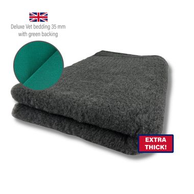 DRYBED Deluxe Vet Bed 35 mm anthracite 100 x 75 cm