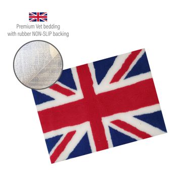 DRYBED Premium Vet Bed United Kingdom Flag 100 x 75 cm