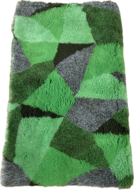 DRYBED Premium Vet Bed Mosaic green 100 x 75 cm