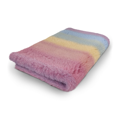 DRYBED Premium Vet Bed Rainbow pink 150 x 100 cm