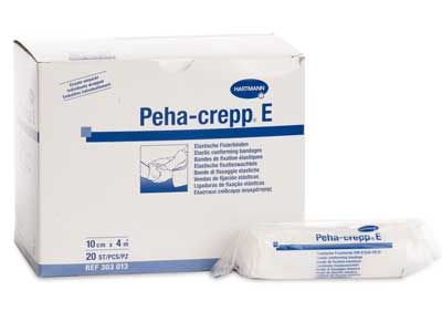 Elastic fixation bandage Peha-crepp 10 cm x 4 m, 1 pc