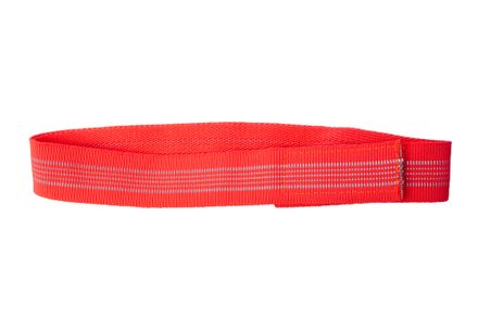 Firedog Safety elastic collar velcro 30 mm 40 cm neon orange