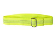 Firedog Safety elastic collar metal buckle 30 mm unisize neon yellow