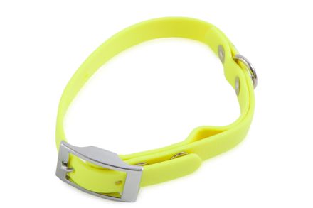 Firedog BioThane collar Basic 13 mm 30-38 cm neon yellow