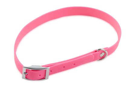 Firedog BioThane collar Basic 19 mm 45-53 cm pink