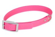 Firedog BioThane collar Basic 25 mm 35-43 cm Glossy pink