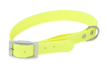 Firedog BioThane collar Basic 25 mm 45-53 cm neon yellow
