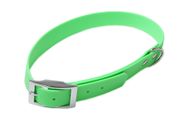Firedog BioThane collar Basic 25 mm 60-68 cm light green