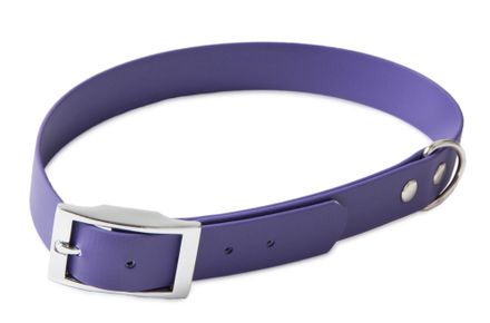 Firedog BioThane collar Basic 25 mm 65-73 cm violet