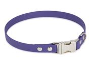 Firedog BioThane collar Clip 19 mm 38 cm violet