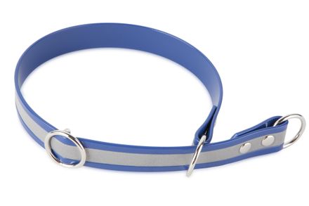 Firedog BioThane collar Sport Reflect 25 mm 55 cm blue