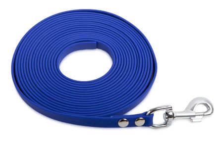 Firedog BioThane Tracking leash 13 mm 15 m blue