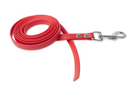 Firedog BioThane Dog leash 13 mm 1 m without handle red