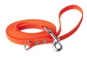Firedog BioThane Dog leash 13 mm 1,2 m with handle & D-ring orange