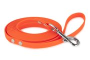 Firedog BioThane Dog leash 13 mm 2 m with handle orange