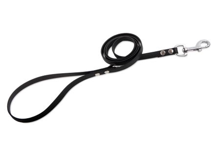 Firedog BioThane Dog leash 13 mm 3 m with handle & D-ring black