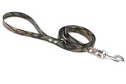 Firedog BioThane Dog leash 19 mm 2 m with handle & D-ring camo olive