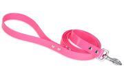 Firedog BioThane Dog leash 25 mm 2 m with handle & D-ring Glossy pink
