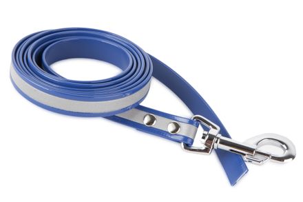 Firedog BioThane Dog leash Reflect 19 mm 3 m without handle blue