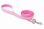Firedog BioThane Dog leash Reflect 25 mm 3 m with handle pink