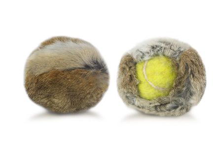 Firedog Rabbit cover for tennis ball