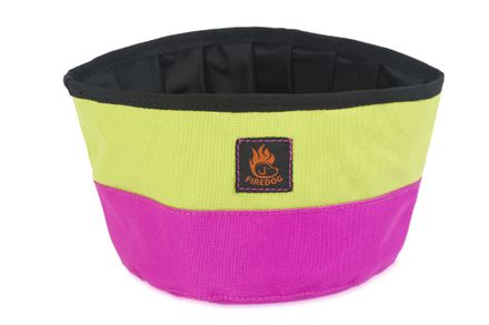Firedog Travel bowl 2,0 L pink/neon green