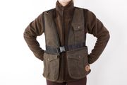 Firedog Waxed cotton Dummy vest Hunter L brown